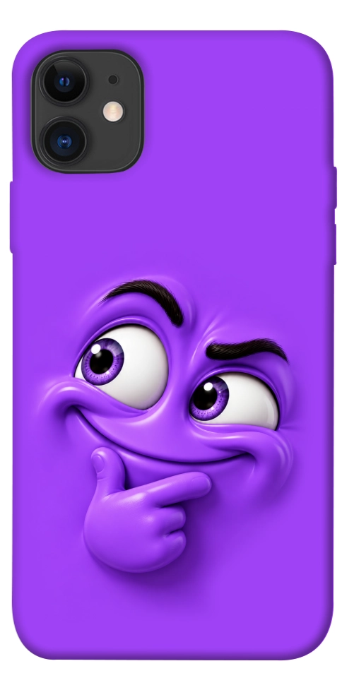 Чехол Фіолетовий-хитрун для iPhone 11