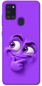 Чехол Фіолетовий-хитрун для Galaxy A21s (2020)