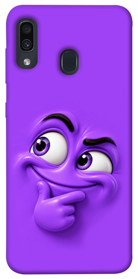 Чехол Фіолетовий-хитрун для Galaxy A30 (2019)