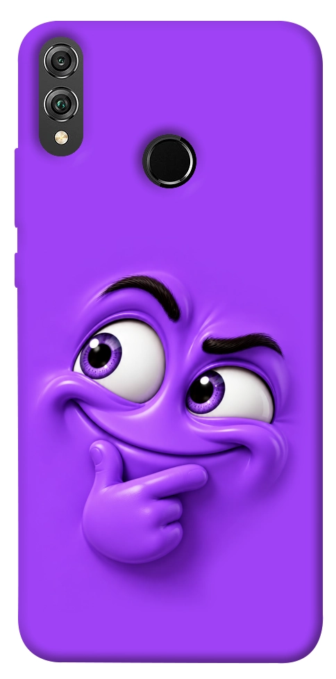 Чехол Фіолетовий-хитрун для Huawei Honor 8X