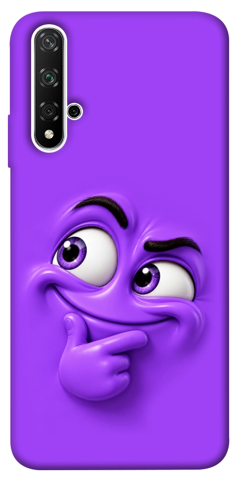 Чехол Фіолетовий-хитрун для Huawei Honor 20