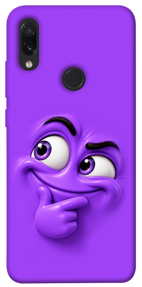 Чохол Фіолетовий-хитрун для Xiaomi Redmi Note 7