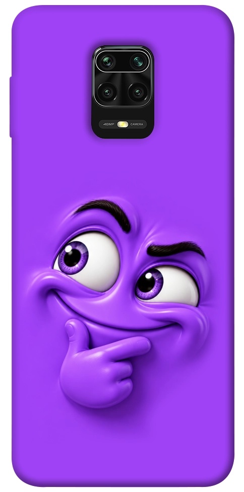Чохол Фіолетовий-хитрун для Xiaomi Redmi Note 9 Pro