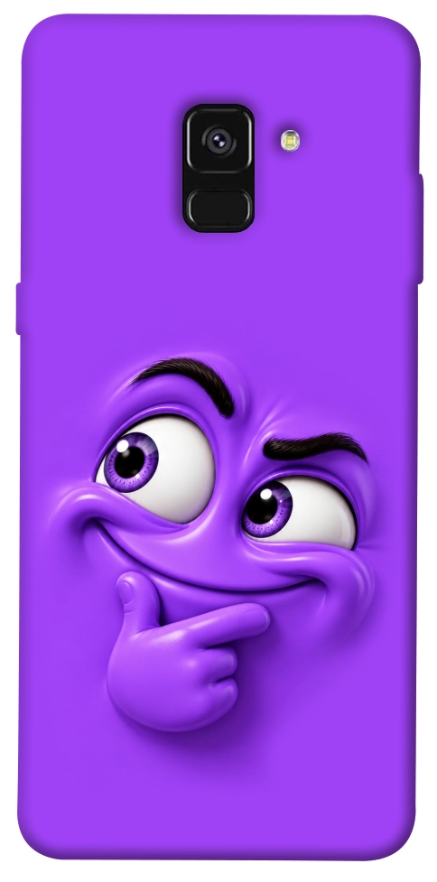 Чохол Фіолетовий-хитрун для Galaxy A8 (2018)