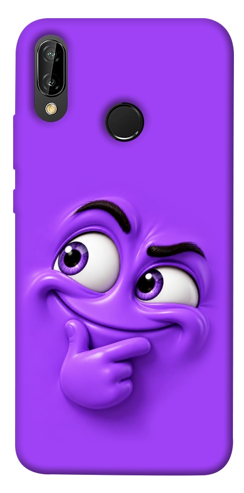 Чехол Фіолетовий-хитрун для Huawei P20 Lite
