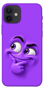 Чехол Фіолетовий-хитрун для iPhone 12