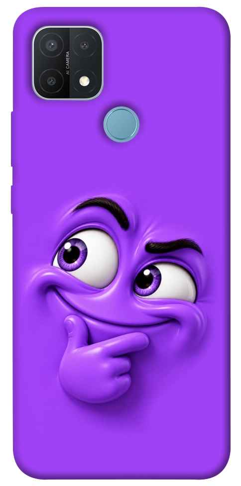 Чохол Фіолетовий-хитрун для Oppo A15