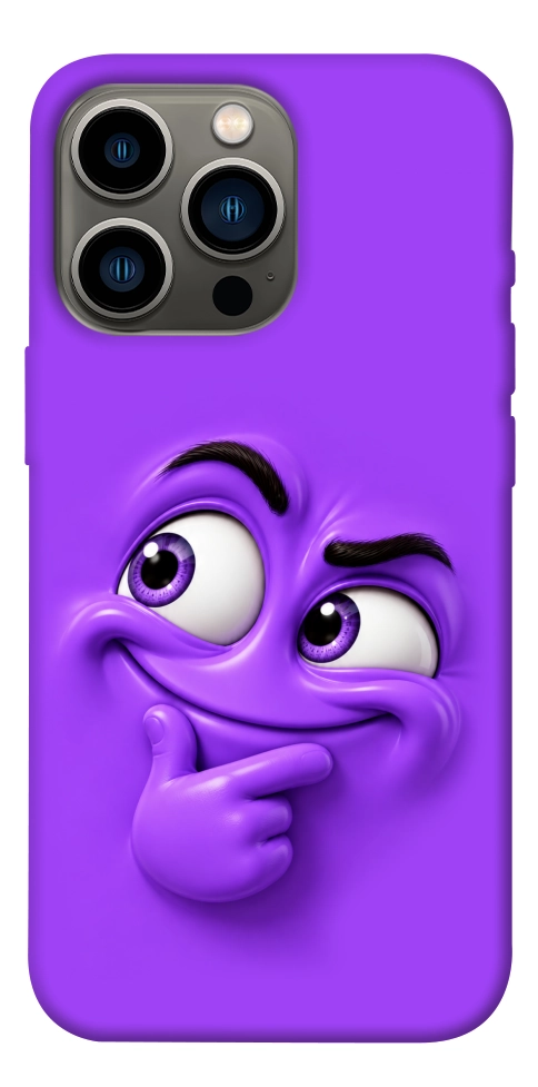 Чохол Фіолетовий-хитрун для iPhone 13 Pro