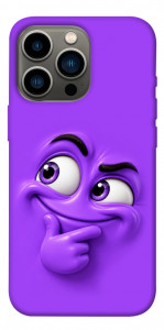 Чехол Фіолетовий-хитрун для iPhone 13 Pro