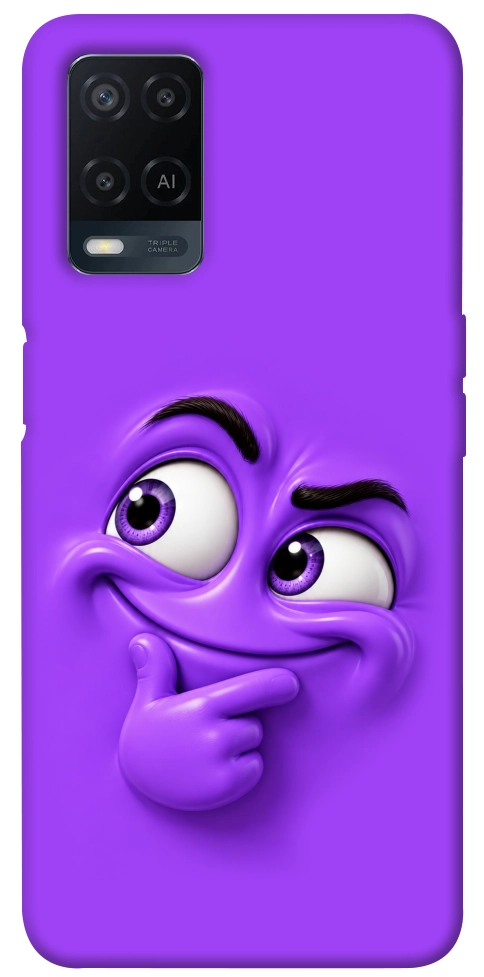 Чехол Фіолетовий-хитрун для Oppo A54 4G