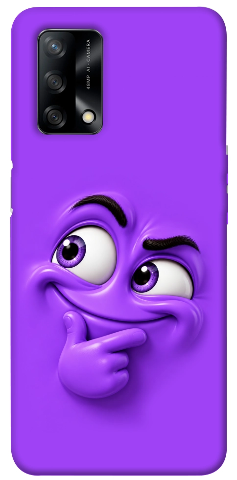 Чохол Фіолетовий-хитрун для Oppo A74 4G