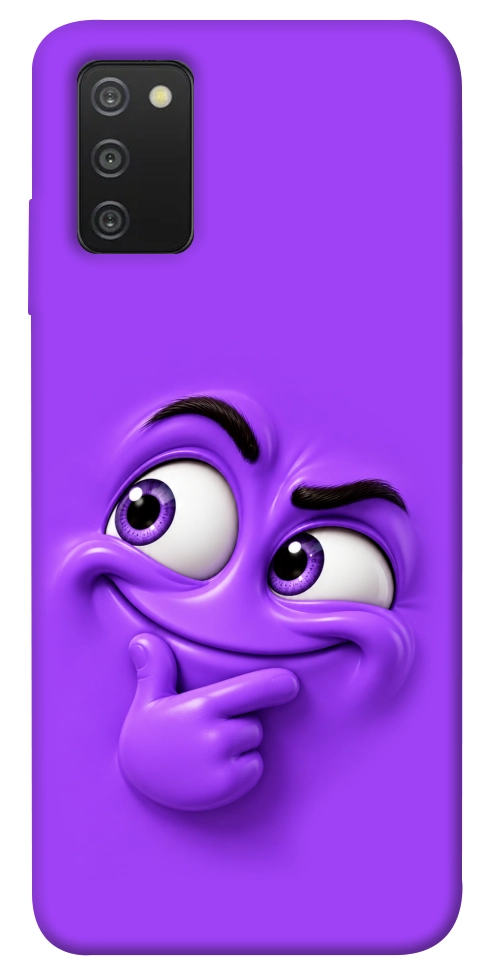 Чехол Фіолетовий-хитрун для Galaxy A03s