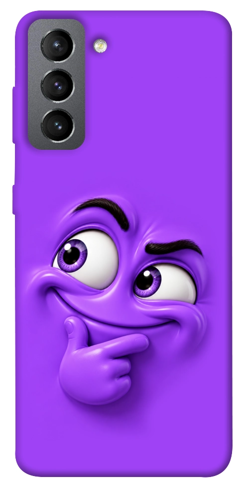 Чохол Фіолетовий-хитрун для Galaxy S21 FE
