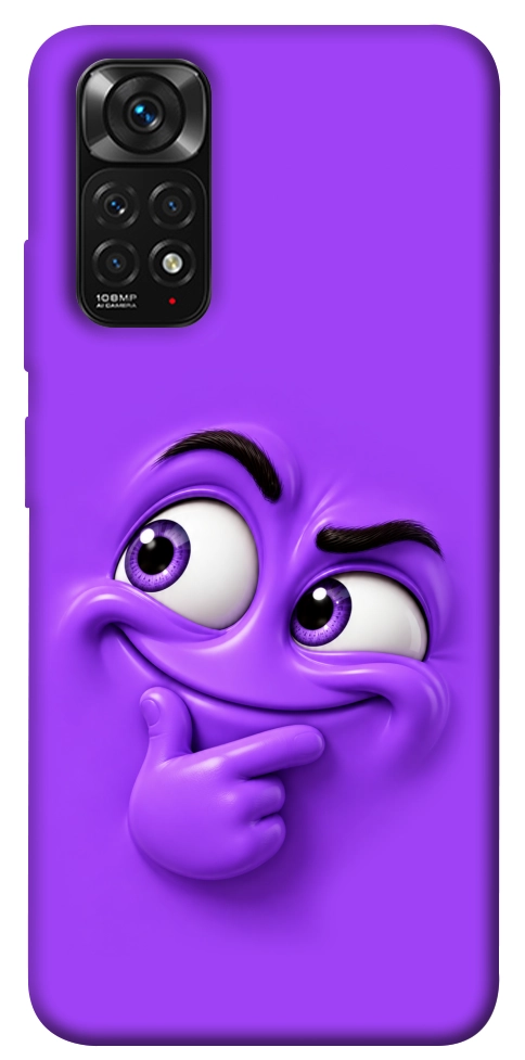 Чехол Фіолетовий-хитрун для Xiaomi Redmi Note 11 (Global)