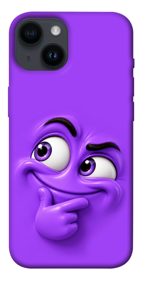 Чохол Фіолетовий-хитрун для iPhone 14