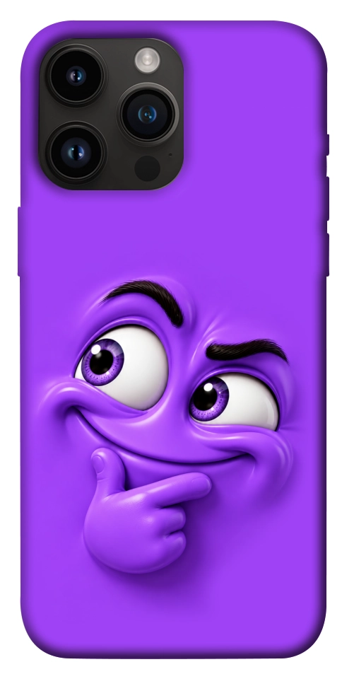Чехол Фіолетовий-хитрун для iPhone 14 Pro Max
