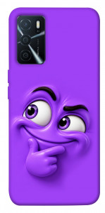Чохол Фіолетовий-хитрун для Oppo A16 4G