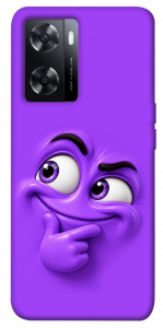 Чехол Фіолетовий-хитрун для Oppo A57s