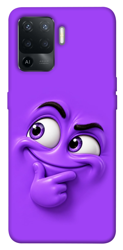 Чехол Фіолетовий-хитрун для Oppo Reno 5 Lite
