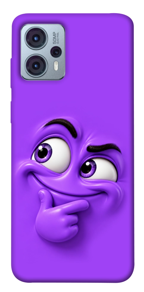 Чохол Фіолетовий-хитрун для Motorola Moto G23