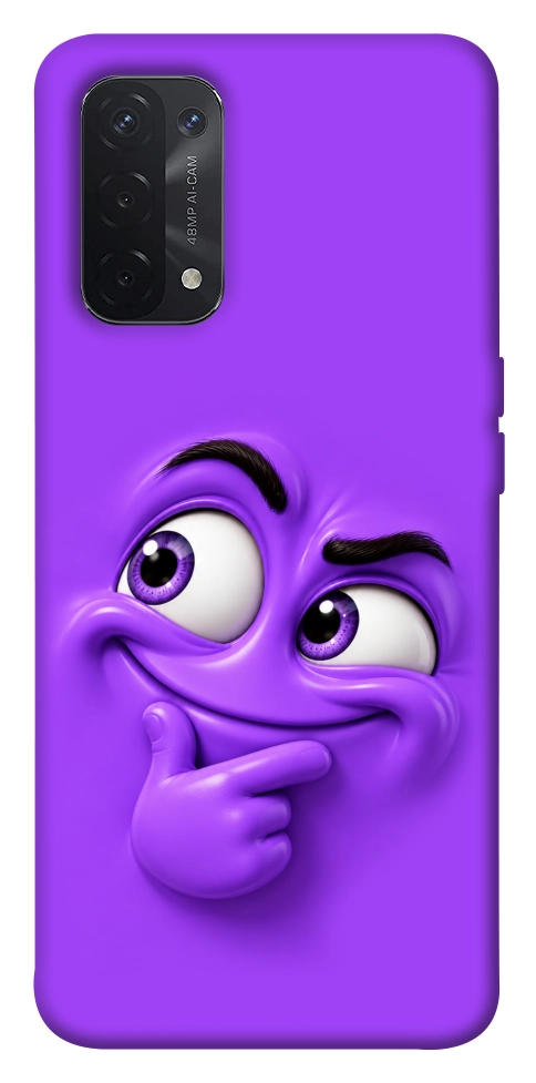 Чохол Фіолетовий-хитрун для Oppo A74 5G