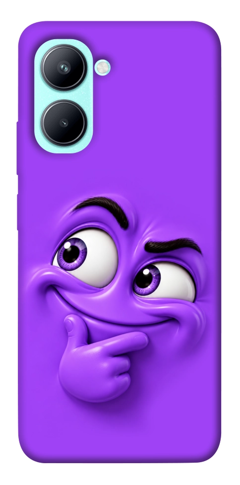 Чехол Фіолетовий-хитрун для Realme C33
