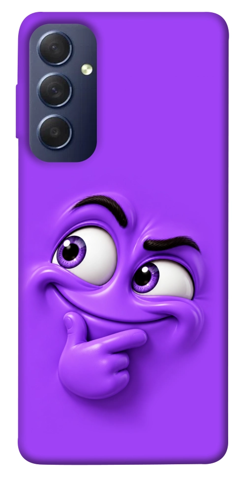 Чехол Фіолетовий-хитрун для Galaxy M54 5G
