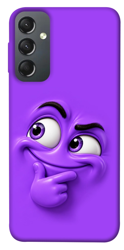 Чохол Фіолетовий-хитрун для Galaxy A24 4G