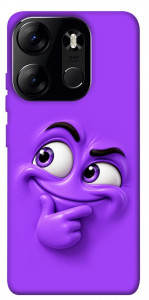 Чохол Фіолетовий-хитрун для Tecno Spark Go 2023
