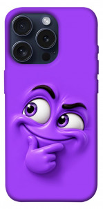 Чехол Фіолетовий-хитрун для iPhone 15 Pro