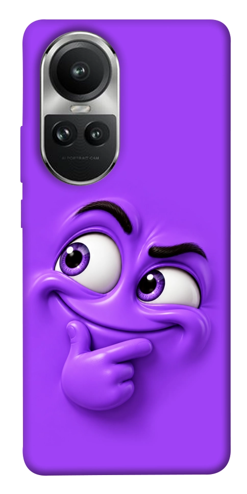 Чохол Фіолетовий-хитрун для Oppo Reno 10