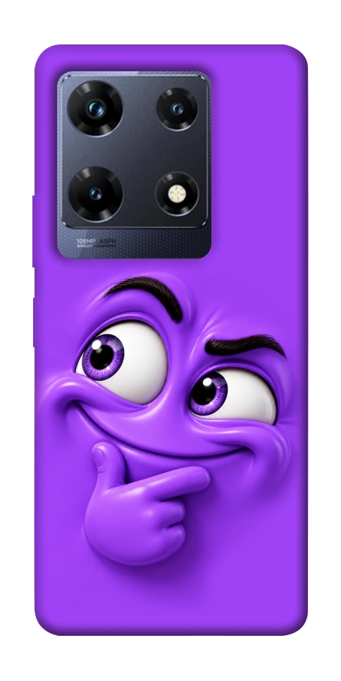 Чехол Фіолетовий-хитрун для Infinix Note 30 Pro NFC