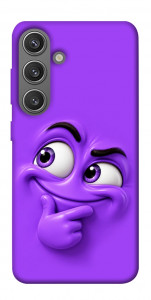 Чехол Фіолетовий-хитрун для Galaxy S24