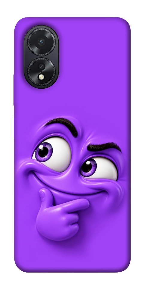 Чехол Фіолетовий-хитрун для Oppo A38