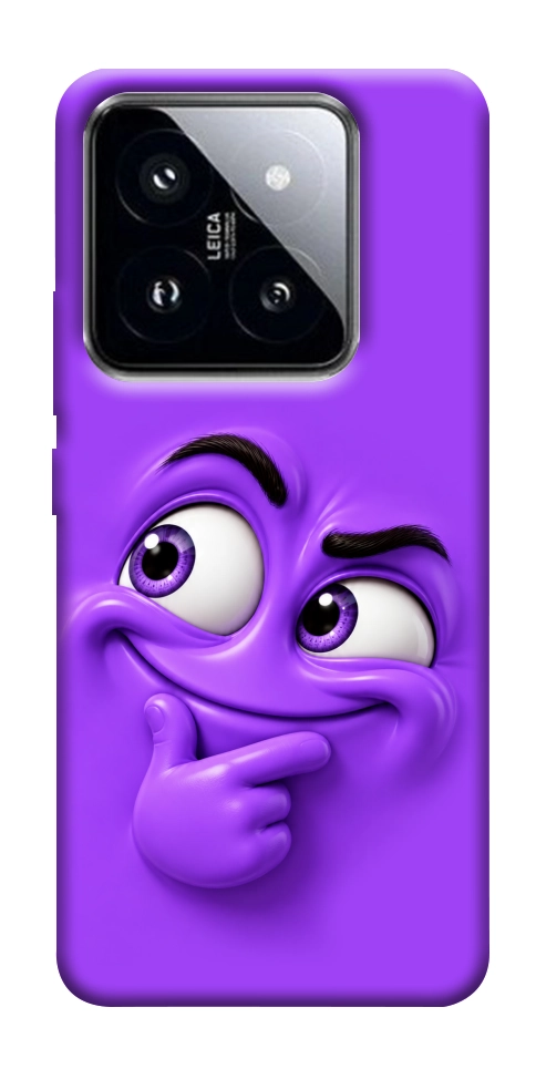 Чохол Фіолетовий-хитрун для Xiaomi 14 Pro