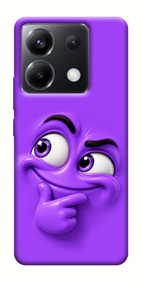 Чохол Фіолетовий-хитрун для Xiaomi Poco X6