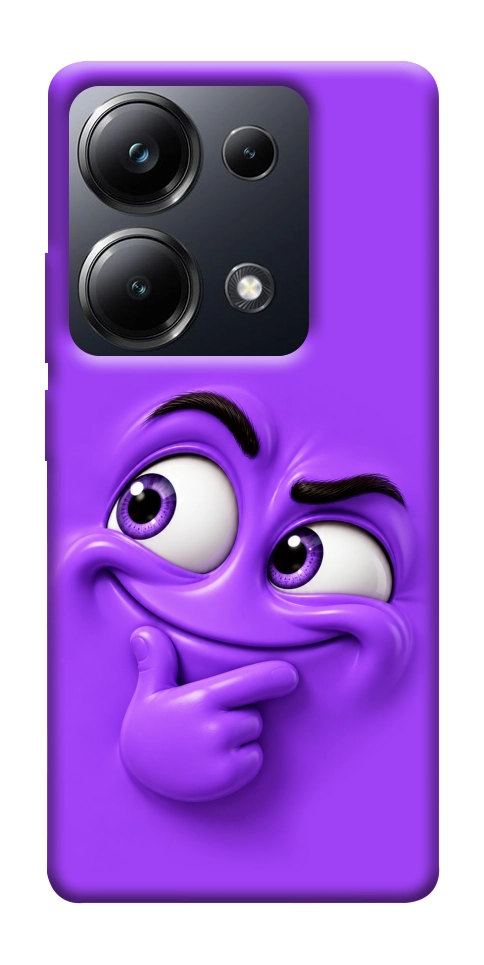 Чехол Фіолетовий-хитрун для Xiaomi Poco M6