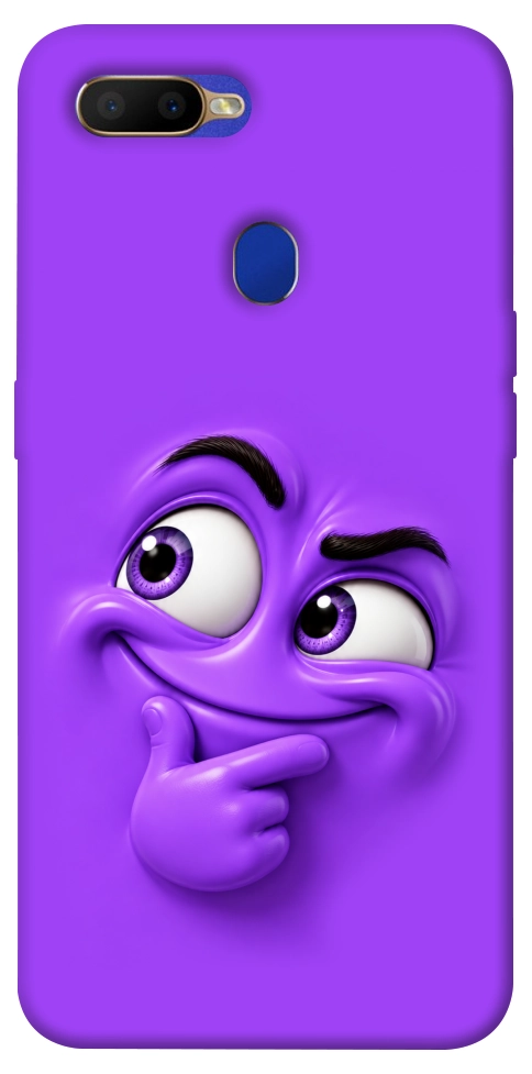 Чохол Фіолетовий-хитрун для Oppo A7