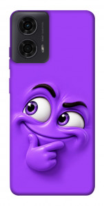 Чохол Фіолетовий-хитрун для Motorola Moto G04