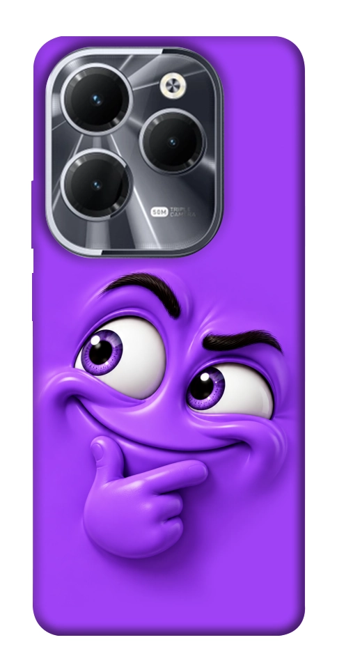 Чохол Фіолетовий-хитрун для Infinix Hot 40 Pro
