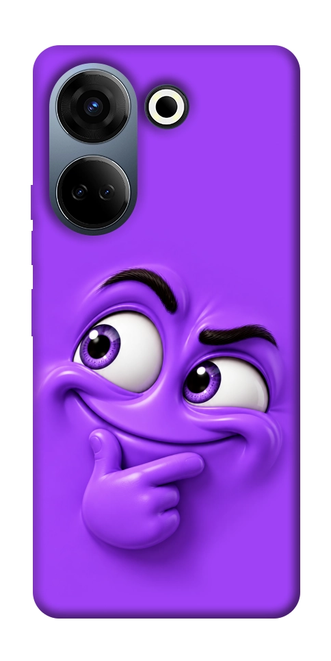 Чохол Фіолетовий-хитрун для TECNO Camon 20 Pro (CK7n)