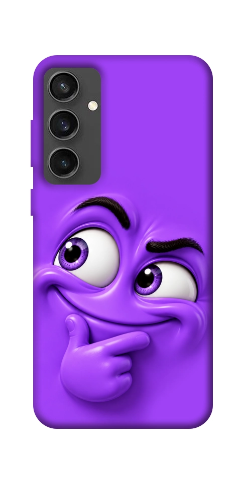 Чохол Фіолетовий-хитрун для Galaxy S24 FE