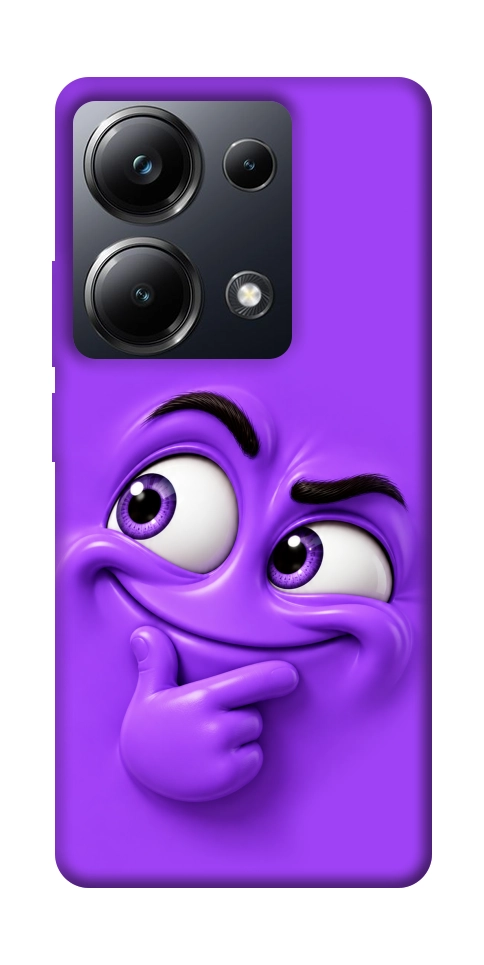 Чохол Фіолетовий-хитрун для Xiaomi Poco M6 Pro 4G
