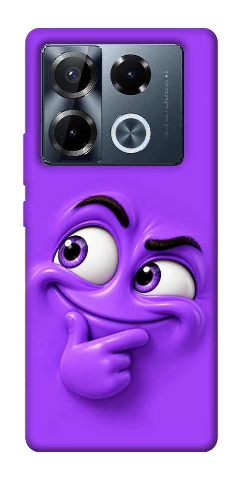 Чохол Фіолетовий-хитрун для Infinix Note 40 Pro 4G