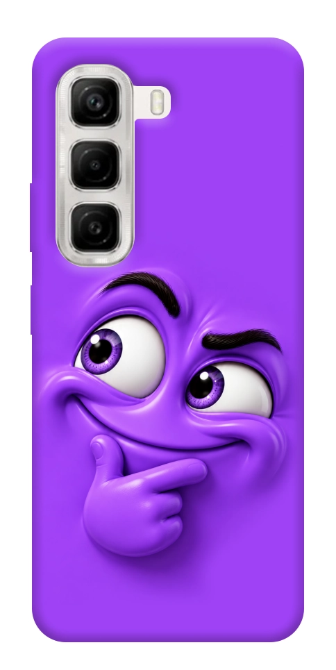 Чохол Фіолетовий-хитрун для Infinix Hot 50 4G