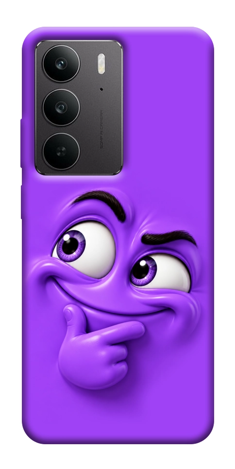 Чехол Фіолетовий-хитрун для Realme C75