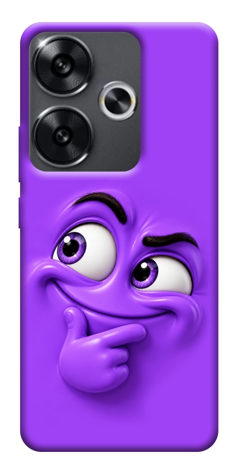 Чехол Фіолетовий-хитрун для Xiaomi Poco F6