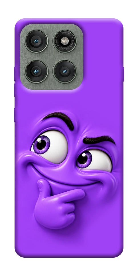 Чохол Фіолетовий-хитрун для Motorola Edge 60 Pro