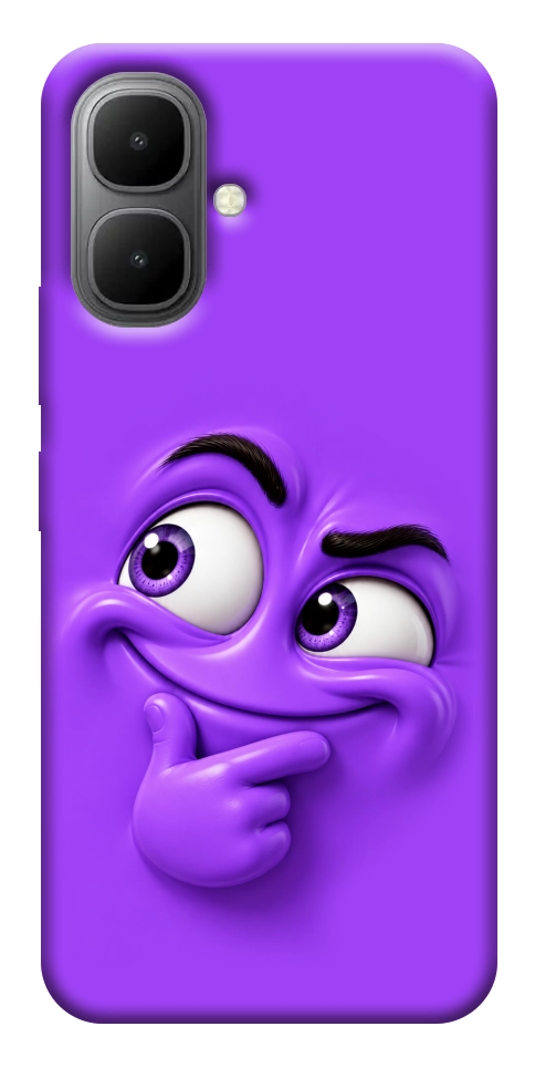 Чохол Фіолетовий-хитрун для Infinix Smart 10