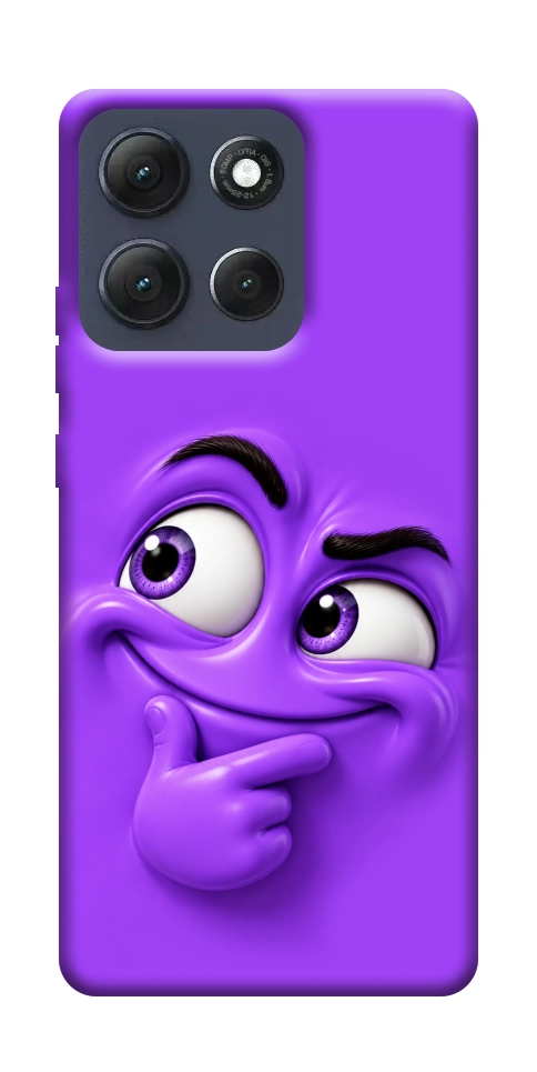 Чехол Фіолетовий-хитрун для Motorola Moto G86 Power